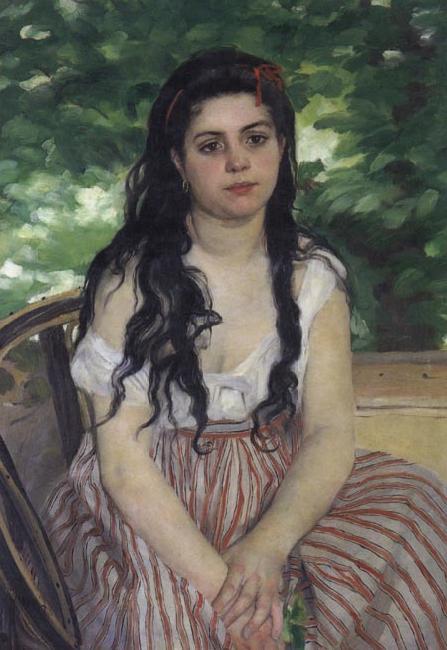 Pierre Renoir Summer(The Gypsy Girl) oil painting image